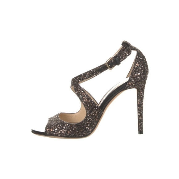 Jimmy Choo Shoes - Jimmy Choo  Sparkly Glitter Heels sz 37EU